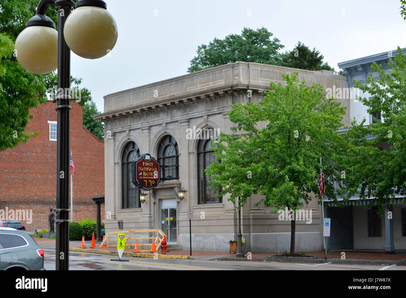 1ère Banque Nationale Mercersburg FrankCo PA Banque D'Images
