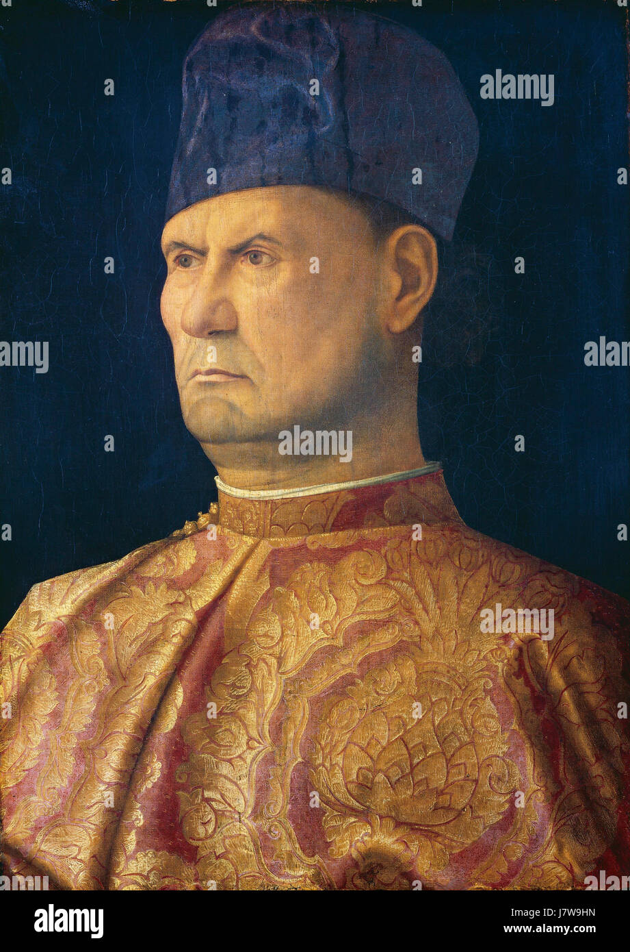 Portrait de Giovanni Bellini Giovanni Emo National Gallery of Art, Washington Banque D'Images