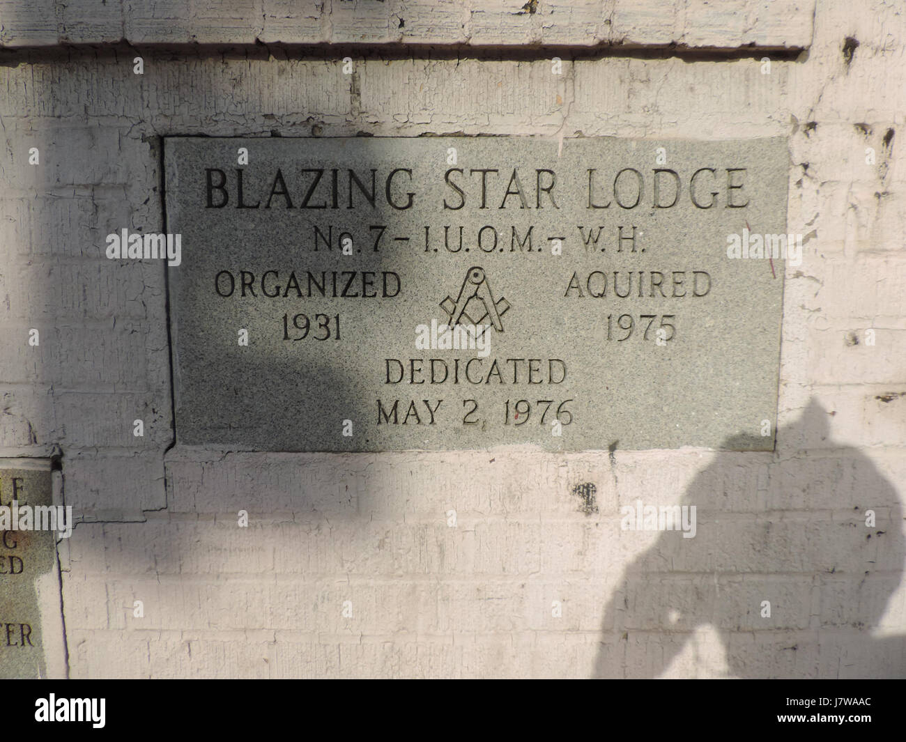 1255 Bedford Av plaque Liatris jeh Banque D'Images