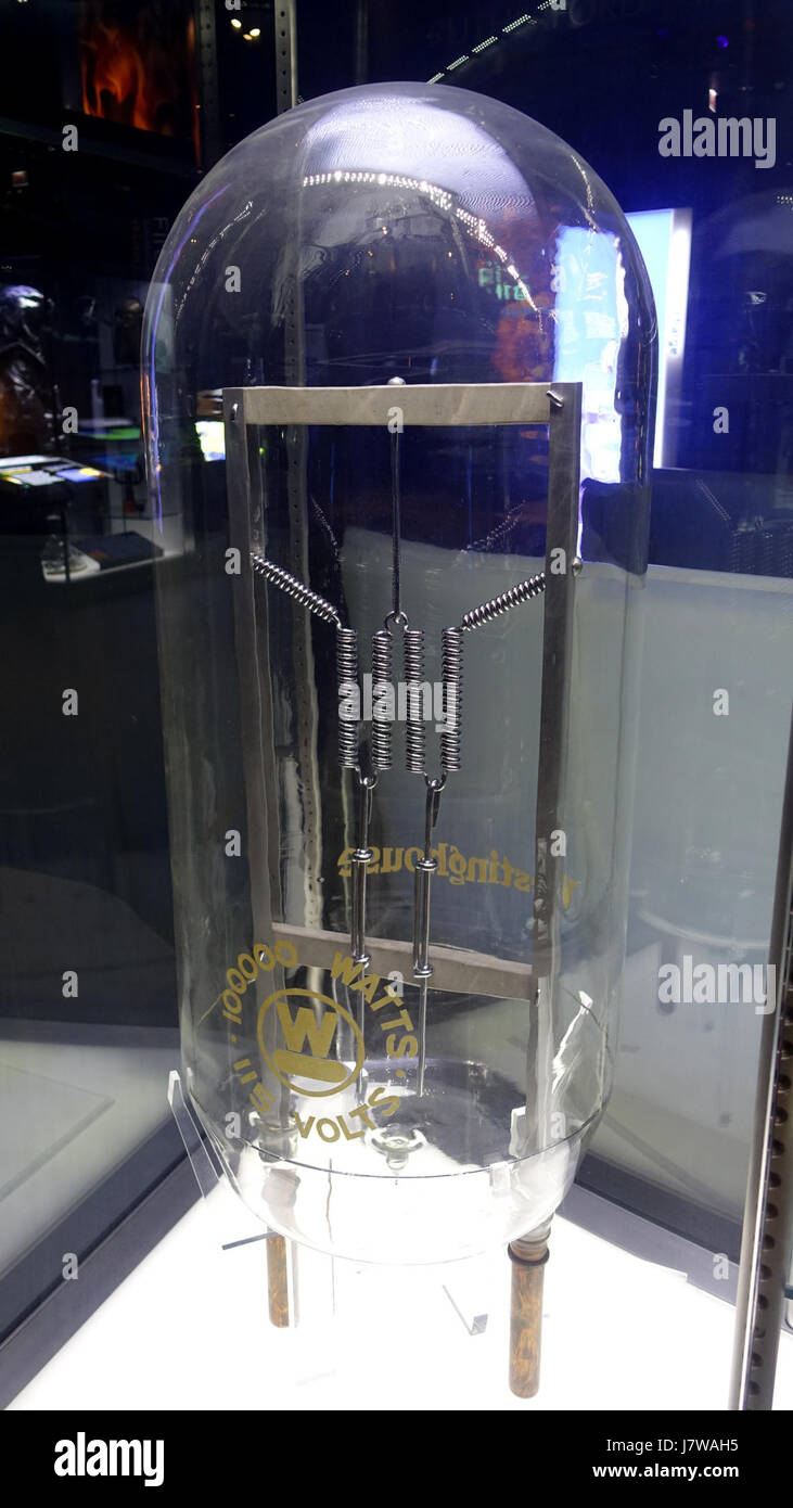 100 000 watts d'une ampoule, Westinghouse Electric, ch. 1930 Musée des sciences et de l'industrie (Chicago) DSC06442 Banque D'Images