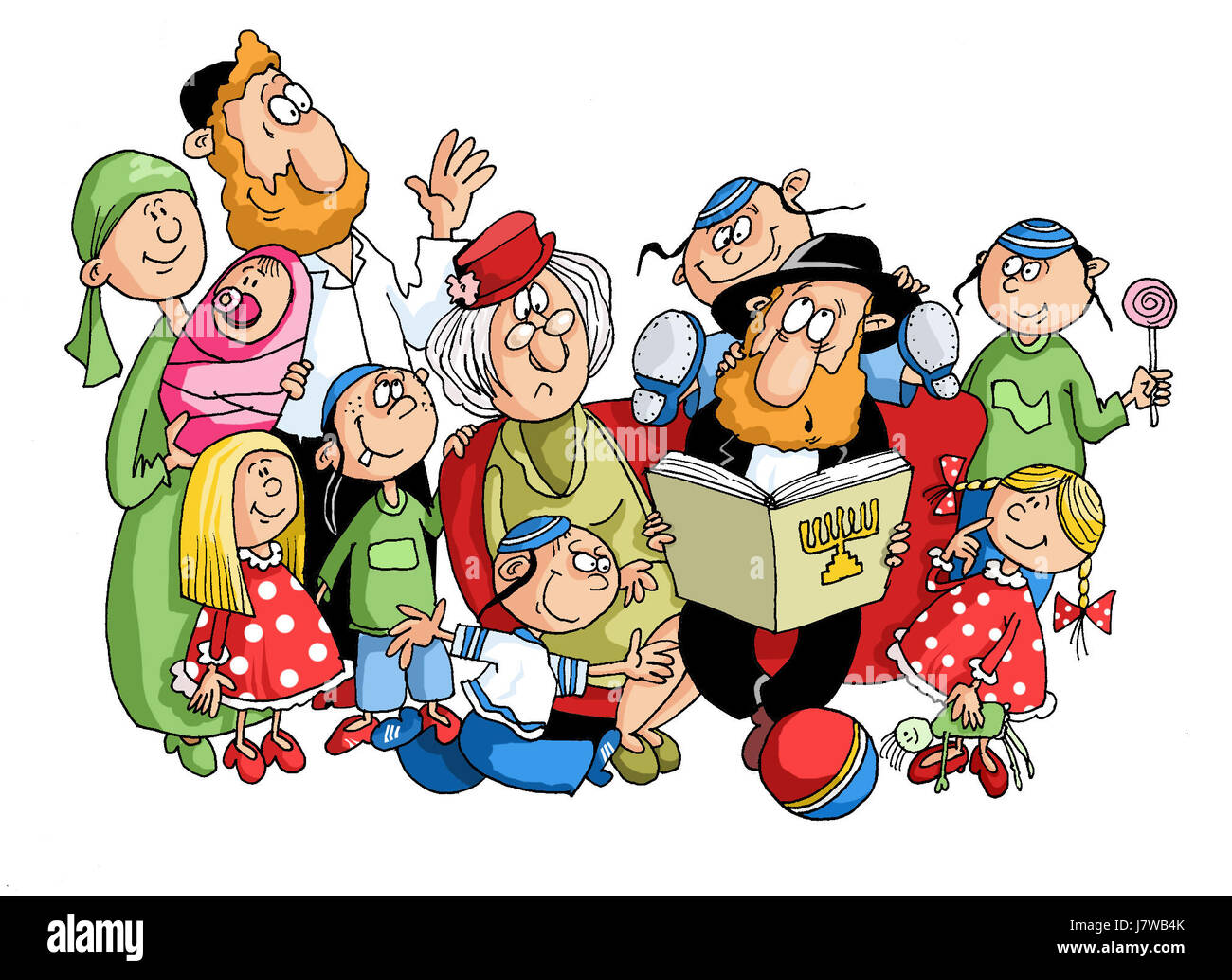Femme Grand Pere Grand Pere Grand Mere Jeunesse Portrait Humour Religieux Baby Photo Stock Alamy