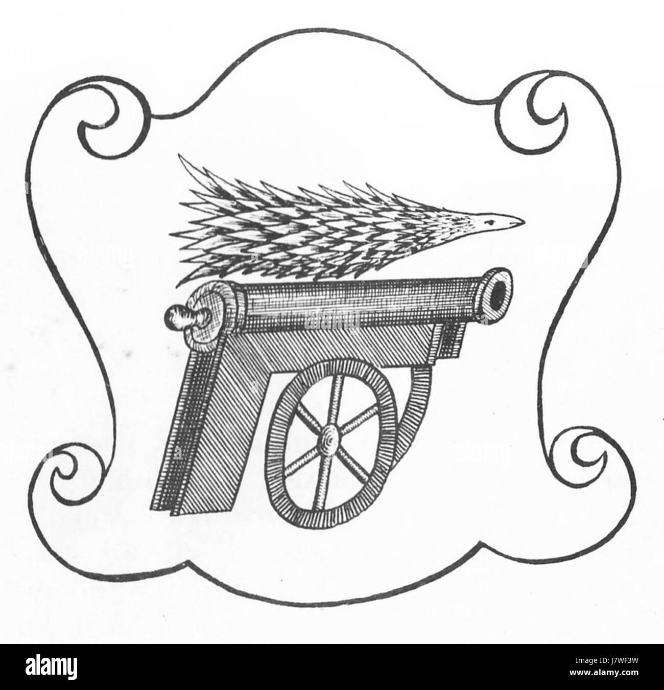 Armoiries de Smolensk (1726) Banque D'Images