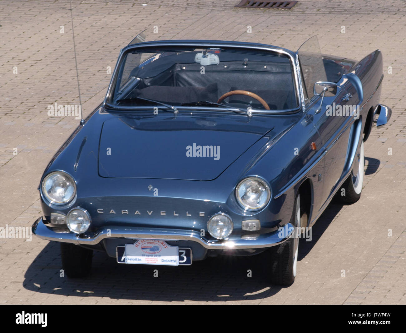 1968 Renault R 1133, Caravelle Enregistrement licence néerlandais AH 5743, pic 3 Banque D'Images