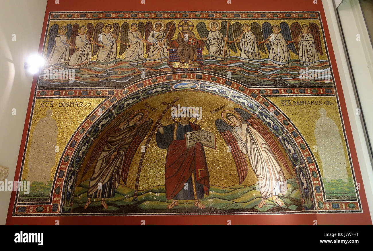 Mosaïque de l'Abside, Ravenne, AD 545 Musée Bode DSC03546 Banque D'Images Mosaïque de l'Abside, Ravenne, AD 545 Musée Bode DSC03546 Banque D'Images