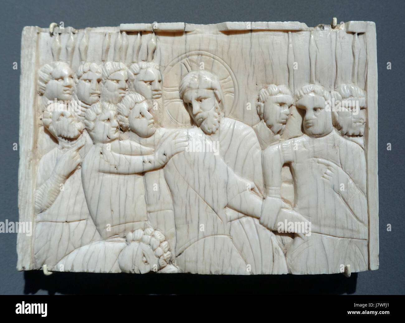 L'Arrestation du Christ, le sud de l'Italie, fin du xie siècle, de l'ivoire Musée Bode DSC03607 Banque D'Images
