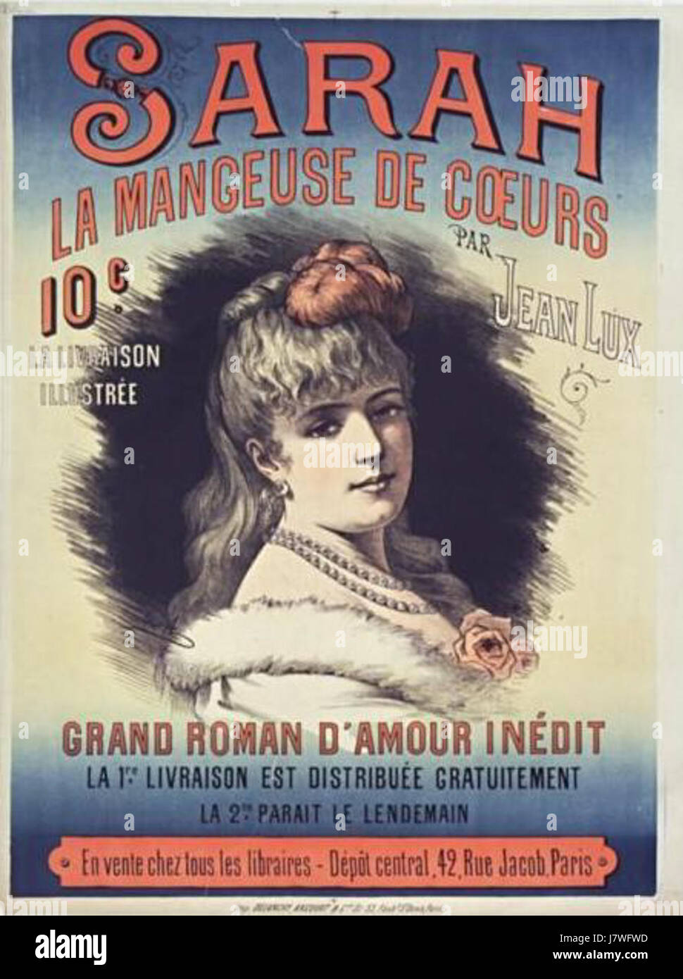 Une figure historique nommée Sarah Ancourt, connue pour sa contribution à un domaine particulier ou à un événement historique. Banque D'Images