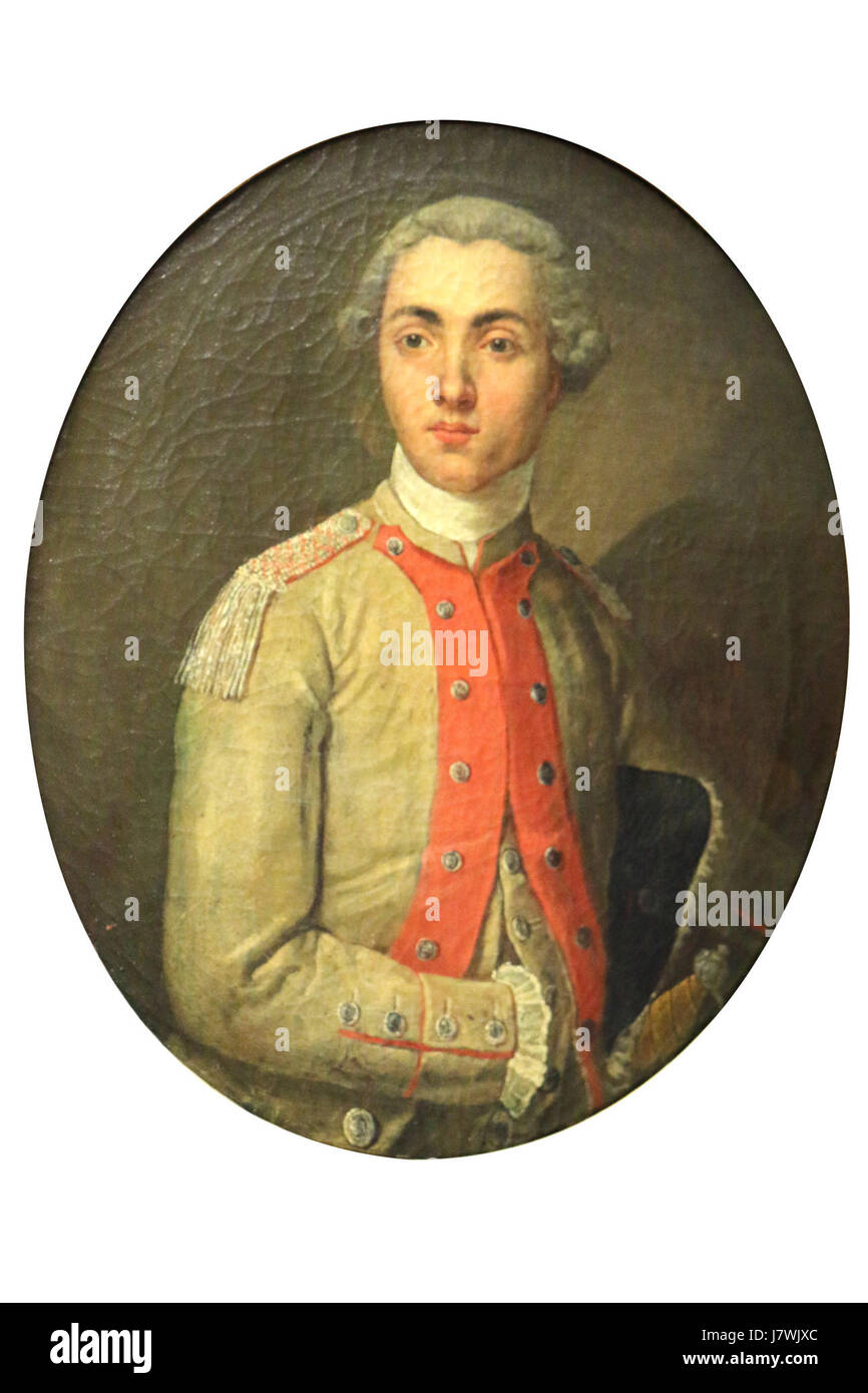 Cazes fils portrait de Louis Sauveur Chenier Banque D'Images