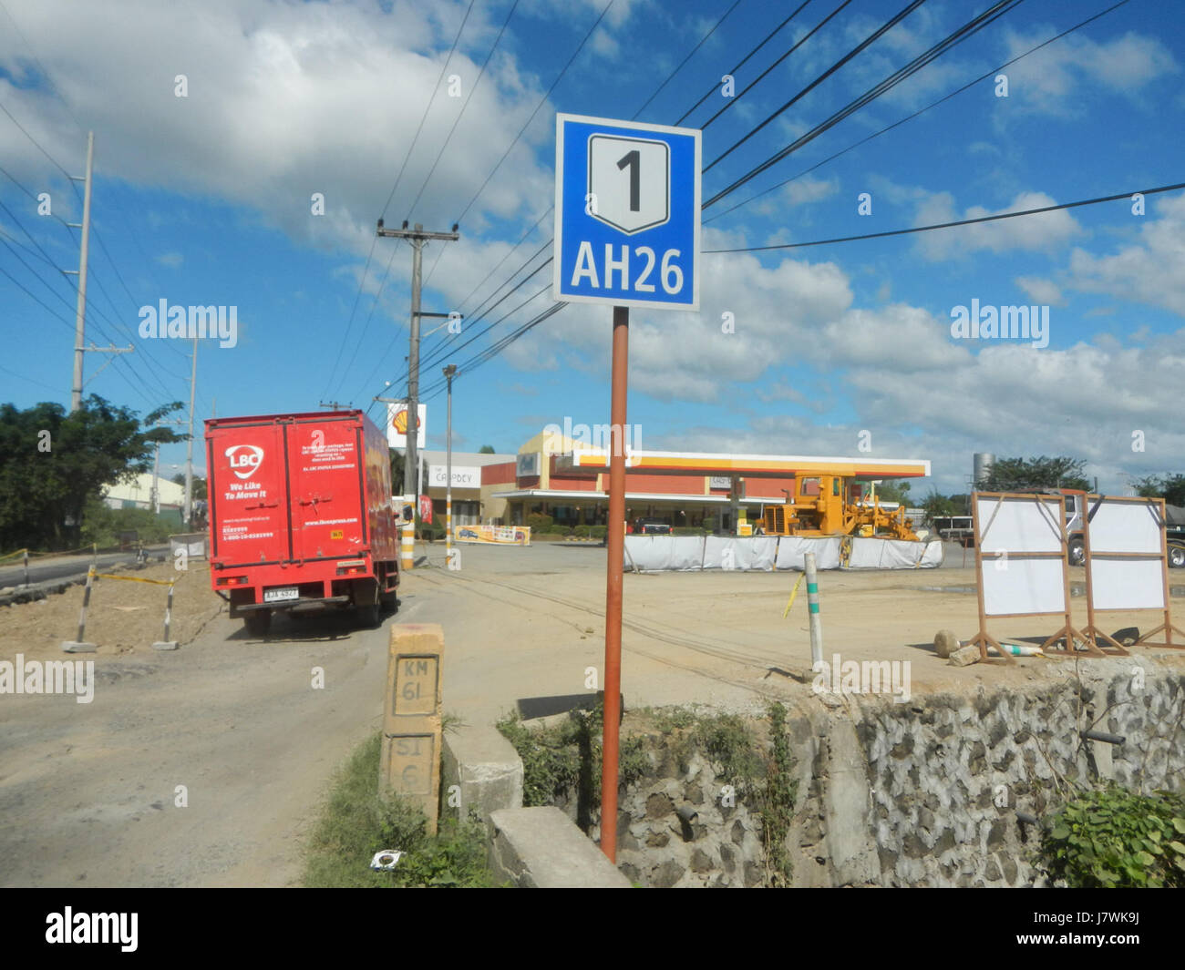 09908 Plaridel artère de dérivation de la Phase II du projet de dérivation de Bulacan 22 San Rafael Banque D'Images