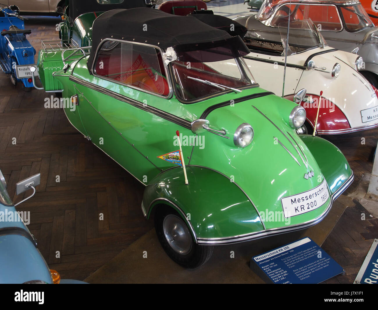 1959 Messerschmitt KR200, 191cm3, 10 ch, 100km/h, pic3 Banque D'Images