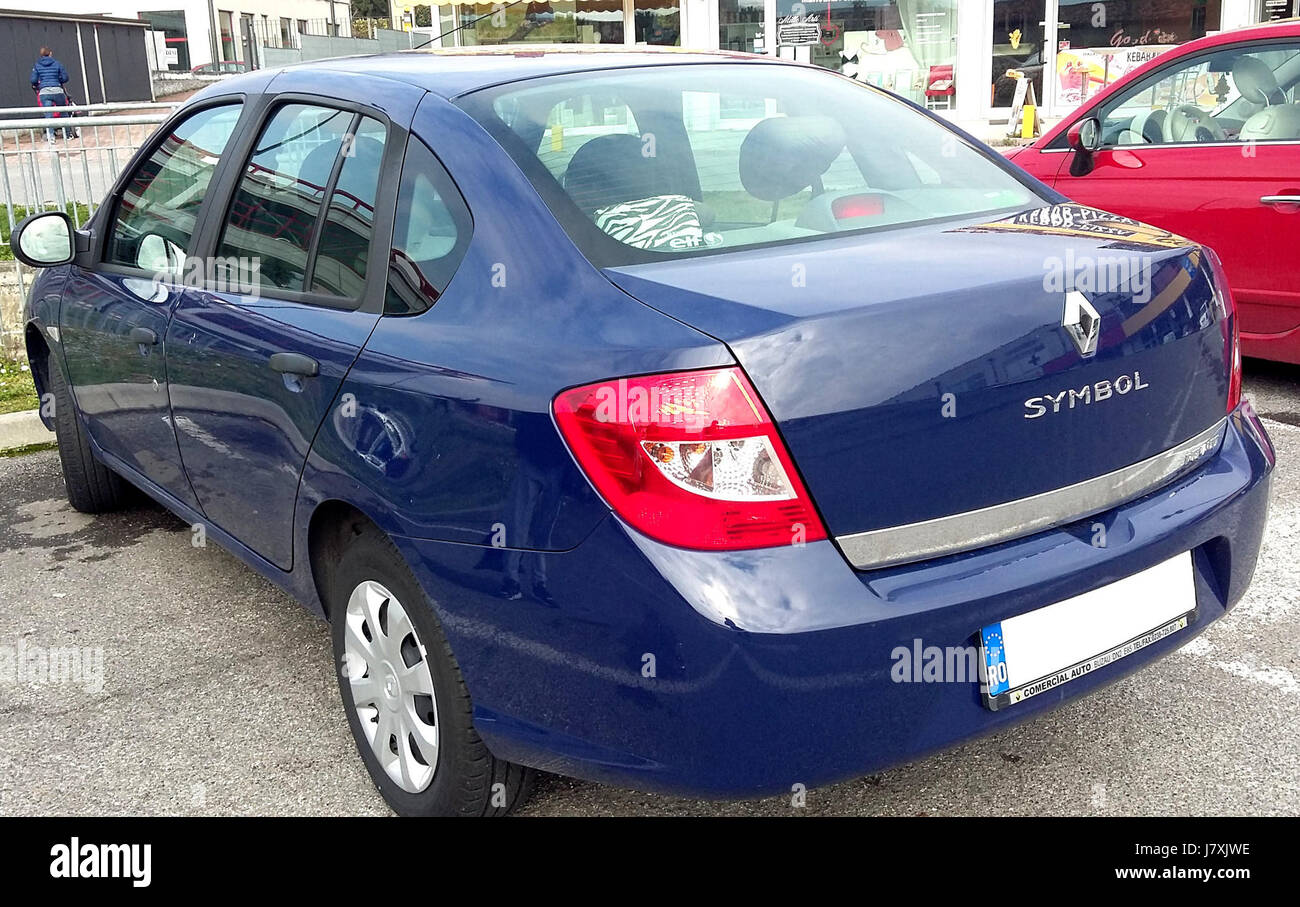 Arrière Renault Symbol 2008 Banque D'Images