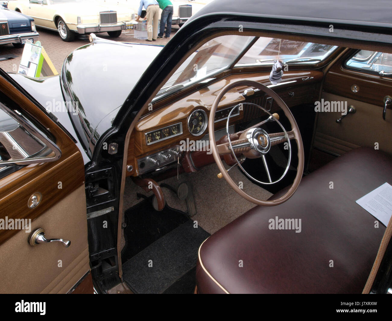 1951 De Soto Custom, néerlandais enregistrement licence EX 27 87 p4 Banque D'Images