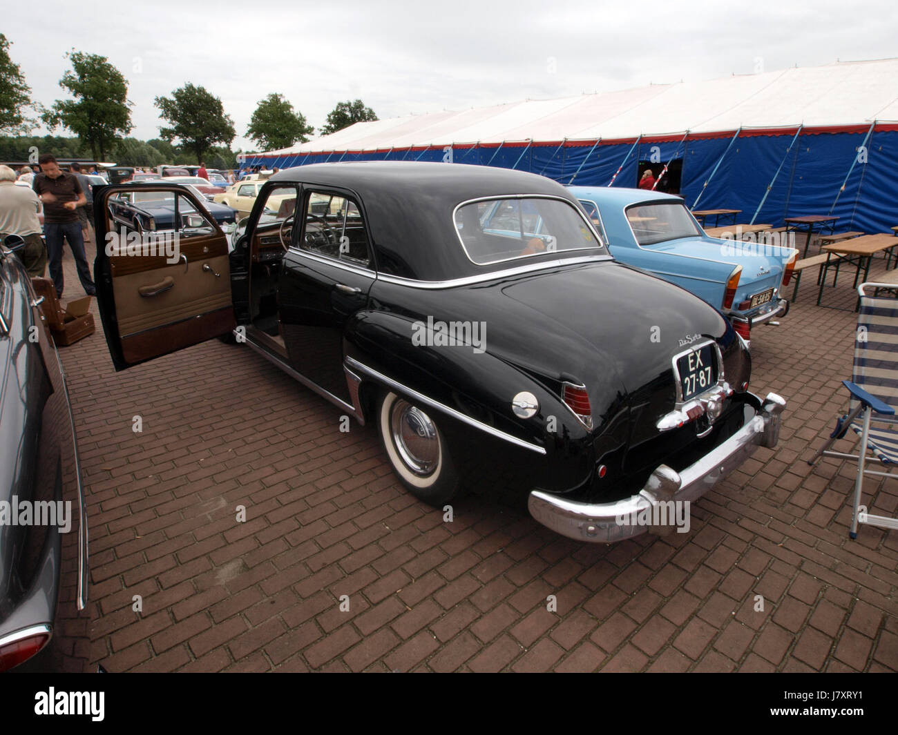 1951 De Soto Custom, néerlandais enregistrement licence EX 27 87 p5 Banque D'Images