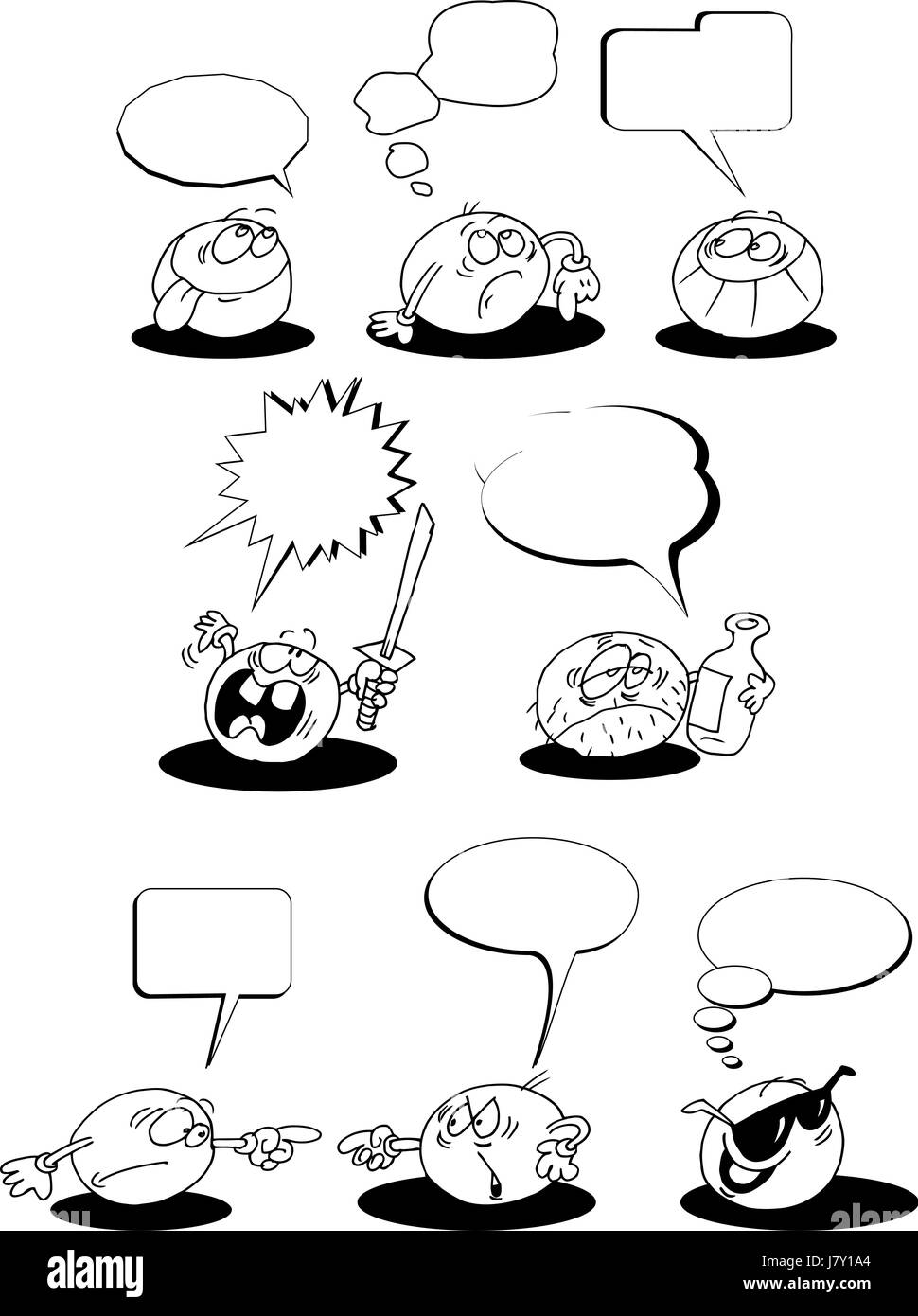 Guy conversation Parler Parler Parler Parler Parler parle chat jocrisses Banque D'Images