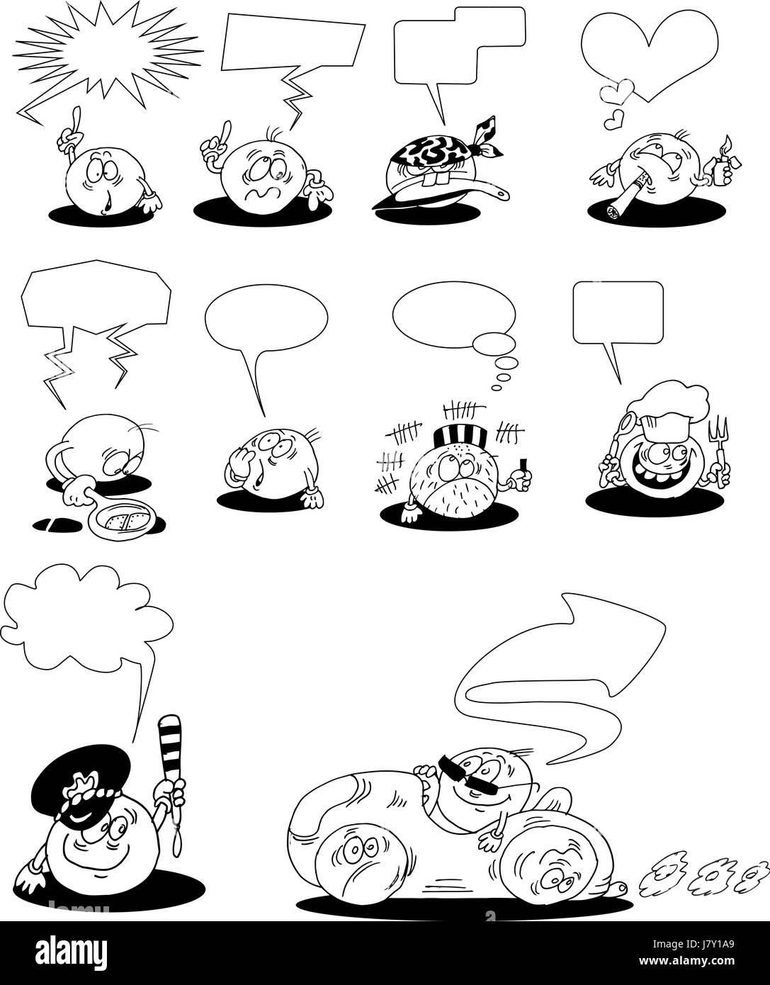 Guy conversation Parler Parler Parler Parler Parler parle chat jocrisses Banque D'Images