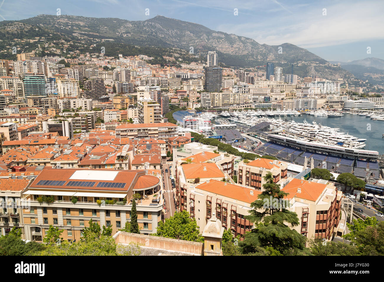 Port Hercule. Monte Carlo, Monaco. Banque D'Images