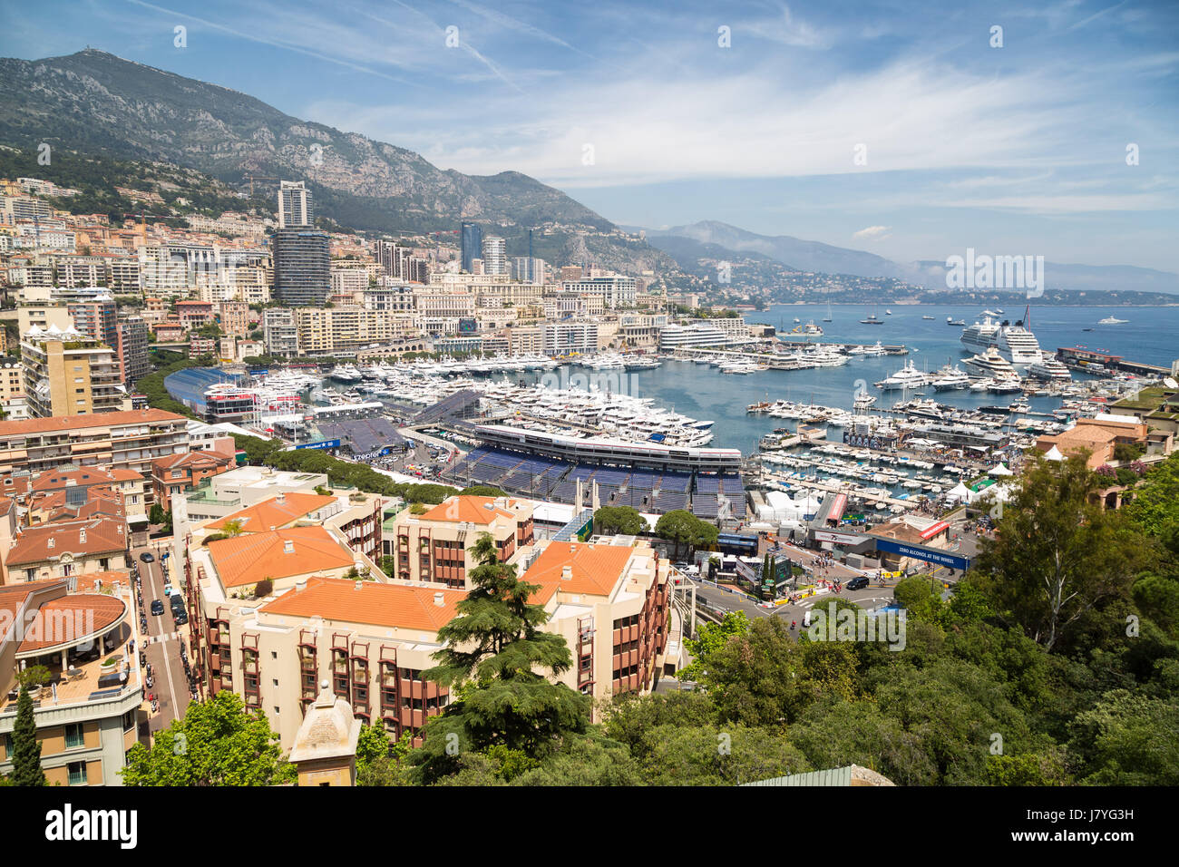 Port Hercule. Monte Carlo, Monaco. Banque D'Images