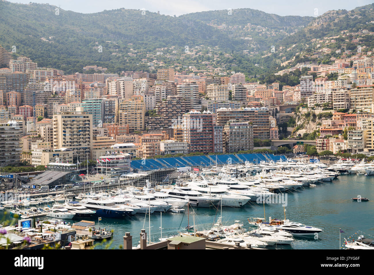 Port Hercule. Monte Carlo, Monaco. Banque D'Images