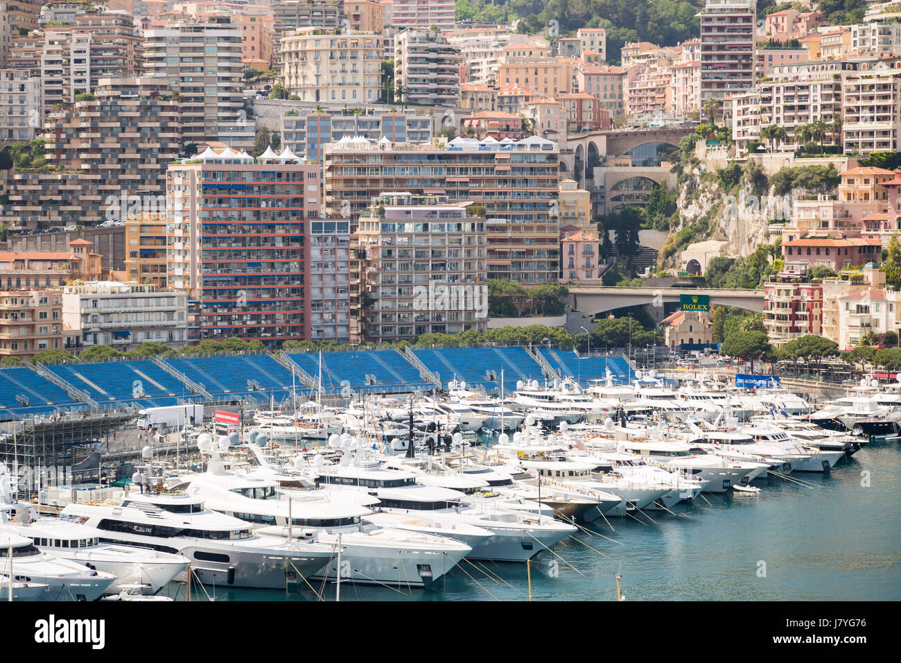 Port Hercule. Monte Carlo, Monaco. Banque D'Images