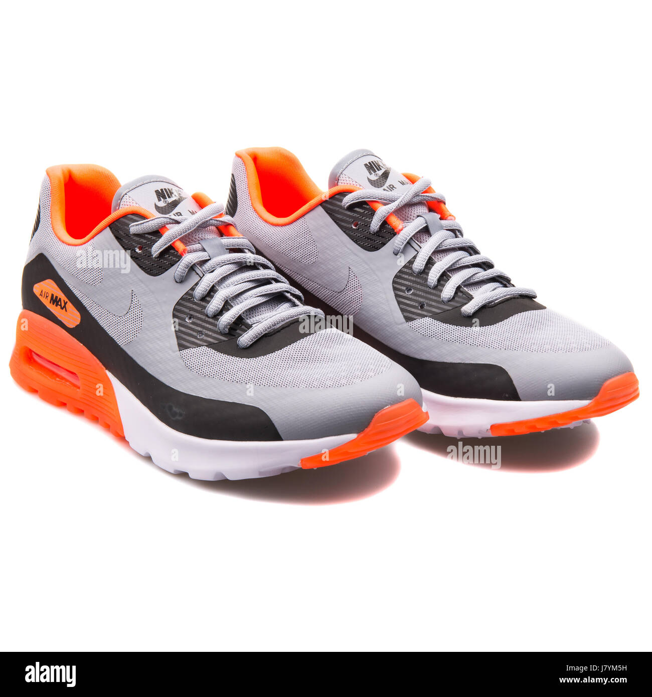 W Nike Air Max 90 femmes BR Ultra gris et orange - Chaussures de course  725061-001 Photo Stock - Alamy