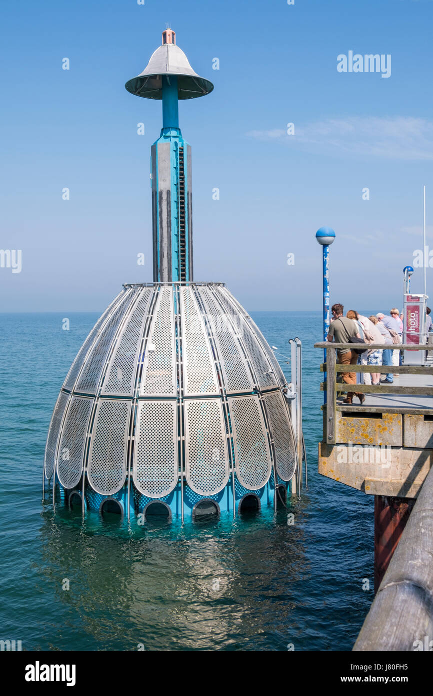 Plongée sous-marine en gondole à Zingst, Mecklenburg-Vorpommern, Allemagne Banque D'Images