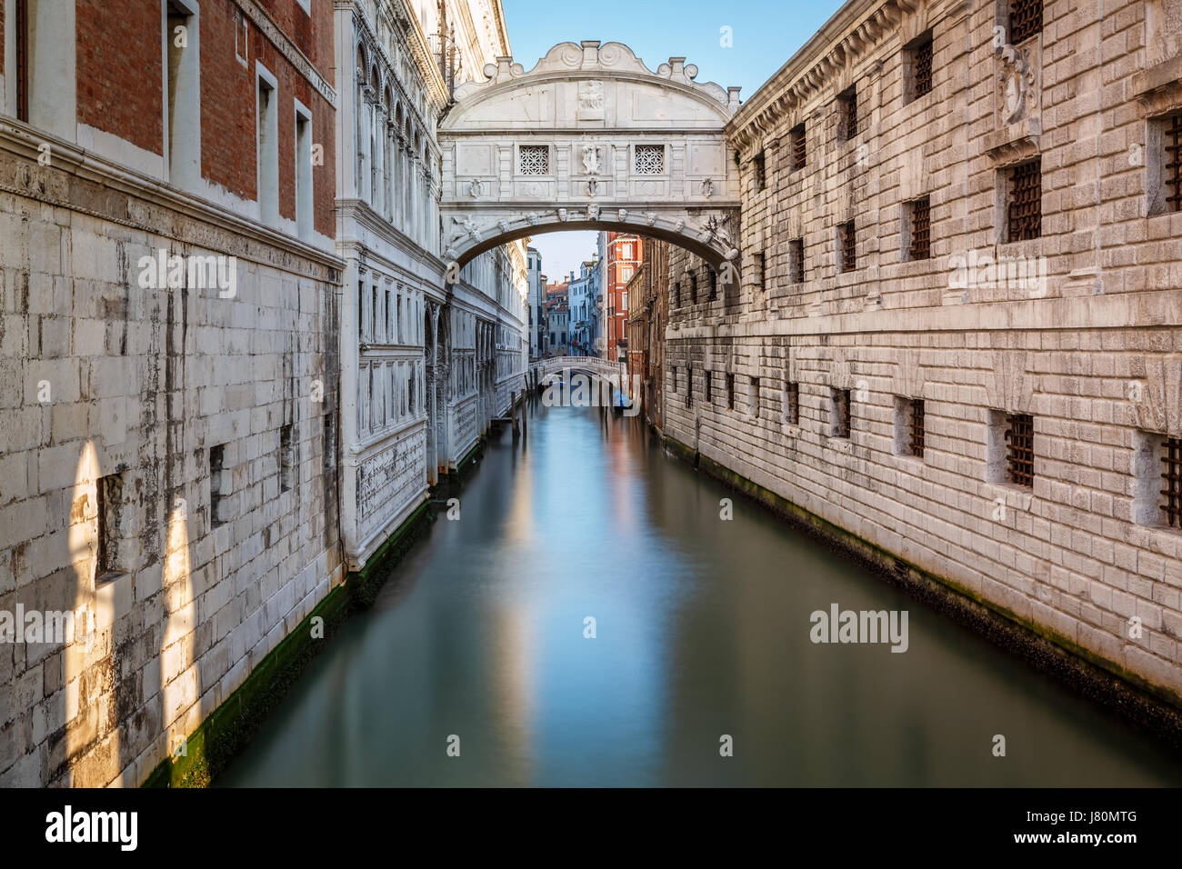 Pont des Soupirs et du Palais des Doges à Venise, Italie Banque D'Images