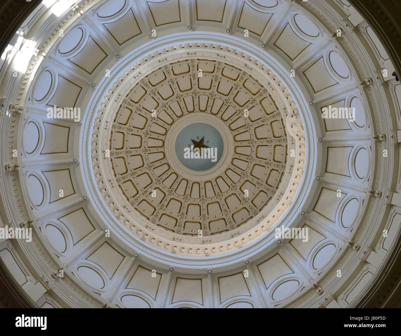 Bâtiment de la capitale de l'État du Texas à Austin, TX Banque D'Images