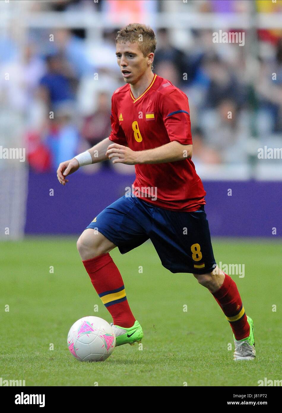 IKER MUNIAIN ESPAGNE ET L'ATLETICO BILBAO DE FOOTBALL DES JEUX OLYMPIQUES DE LONDRES 2012, ESPAGNE / HONDURAS ST JAMES PARK, Newcastle, Angleterre 29 juillet 2012 GAN55709 ATTENTION ! Cette photo ne peut être utilisée que pour les journaux et/ou à des fins d'édition de magazines. Ne peut être utilisé pour les publications impliquant 1 joueur, 1 ou 1 Concours Club sans autorisation écrite de Football DataCo Ltd. Pour toute question, veuillez communiquer avec le Football DataCo Ltd au  +44 (0) 207 864 9121 Banque D'Images