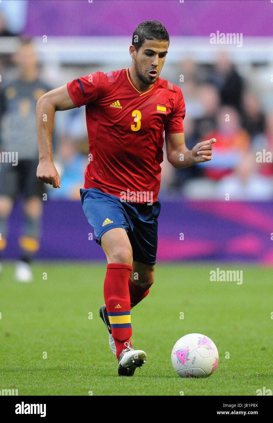 ALVARO DOMINGUEZ Espagne & Borussia Moenchengladbach DE FOOTBALL DES JEUX OLYMPIQUES DE LONDRES 2012, ESPAGNE / HONDURAS ST JAMES PARK, Newcastle, Angleterre 29 juillet 2012 GAN55733 ATTENTION ! Cette photo ne peut être utilisée que pour les journaux et/ou à des fins d'édition de magazines. Ne peut être utilisé pour les publications impliquant 1 joueur, 1 ou 1 Concours Club sans autorisation écrite de Football DataCo Ltd. Pour toute question, veuillez communiquer avec le Football DataCo Ltd au  +44 (0) 207 864 9121 Banque D'Images