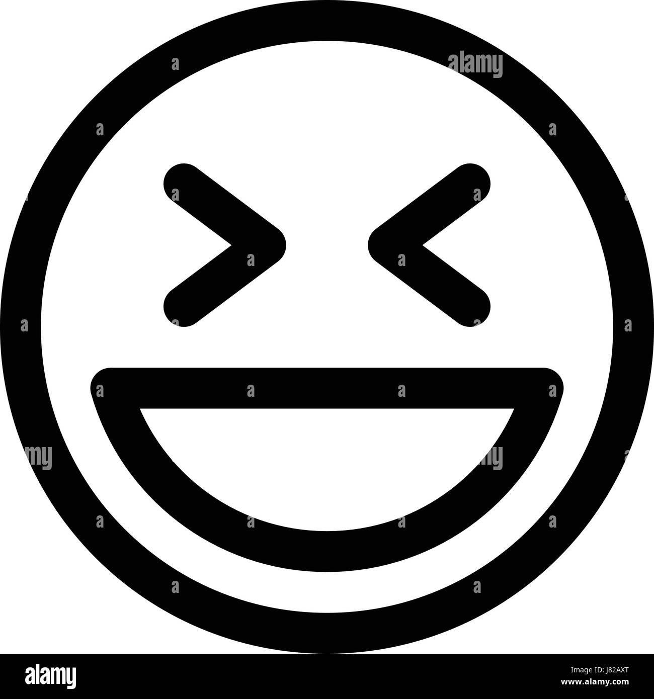 riant emoji Illustration de Vecteur
