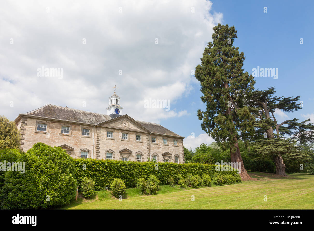 La chambre et le jardin de Compton Verney art gallery Warwickshire UK Banque D'Images