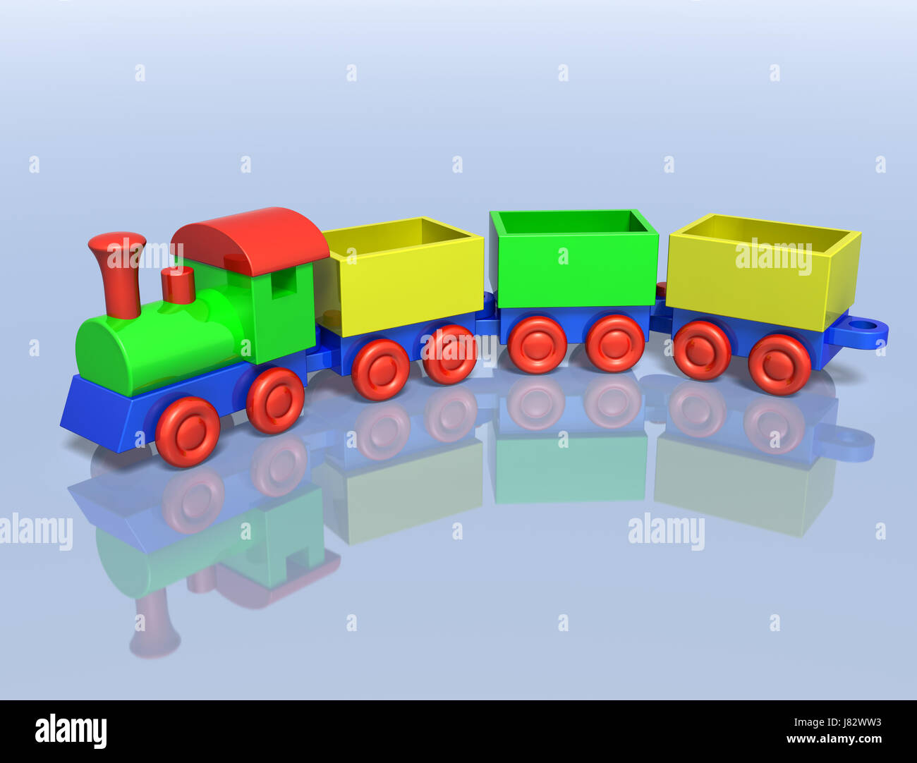 Train locomotive ferroviaire Matériel roulant moteur moyen de véhicule jeux voyage Banque D'Images