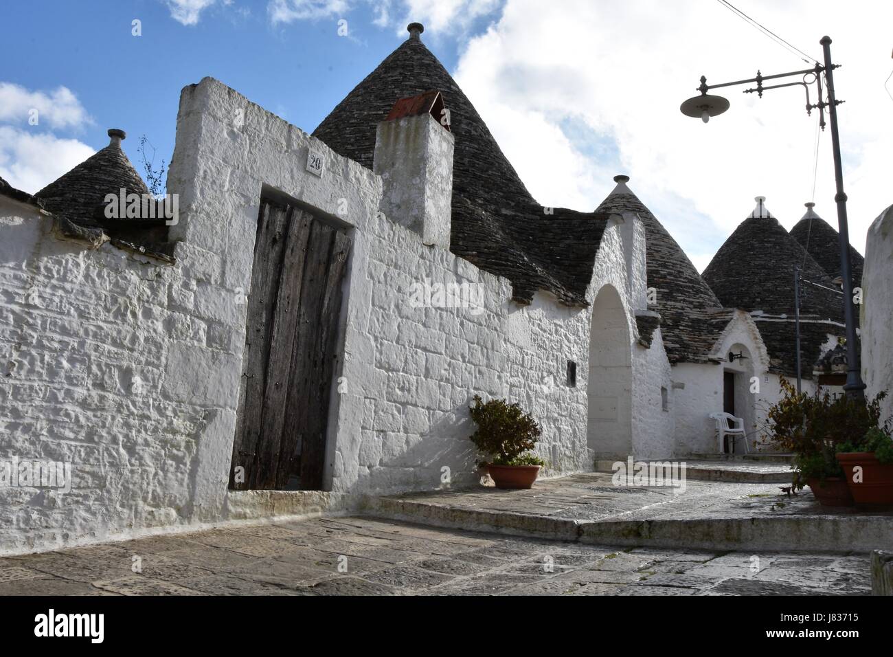 Alberobello, Pouilles, Italie Banque D'Images