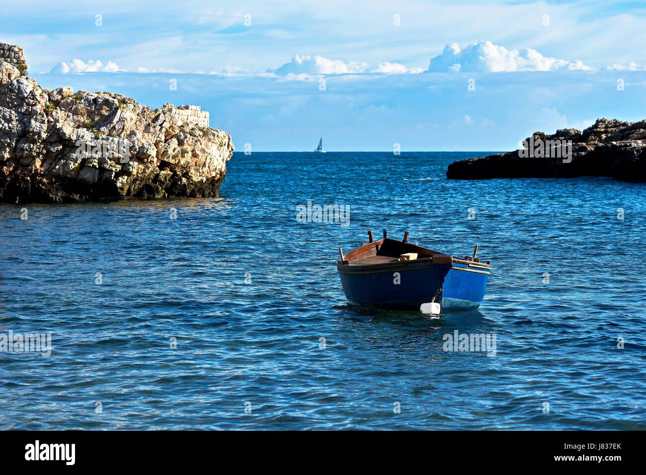 Polignano a Mare, Pouilles, Italie Banque D'Images