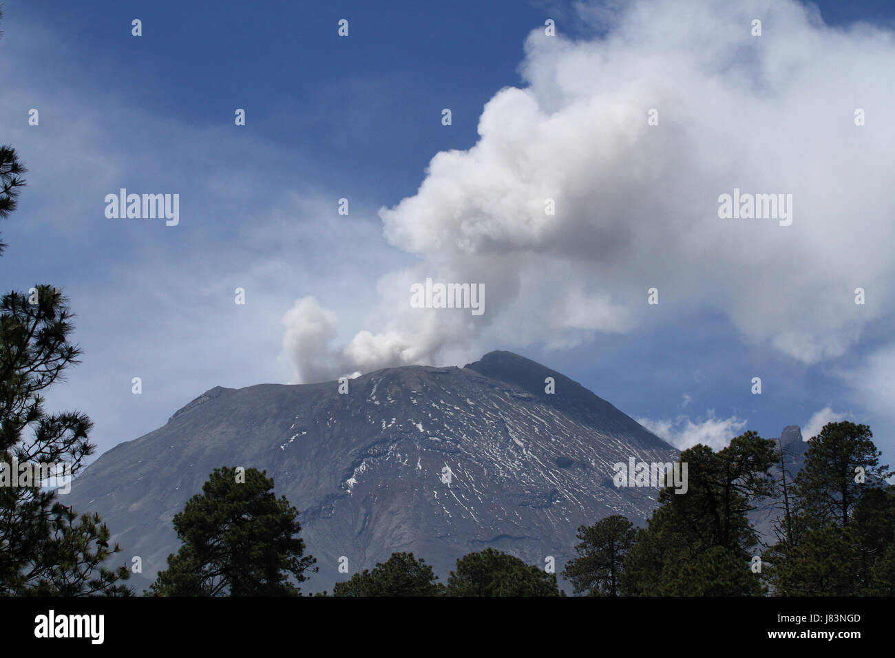 Volcan Popocatepetl près de Mexico Banque D'Images