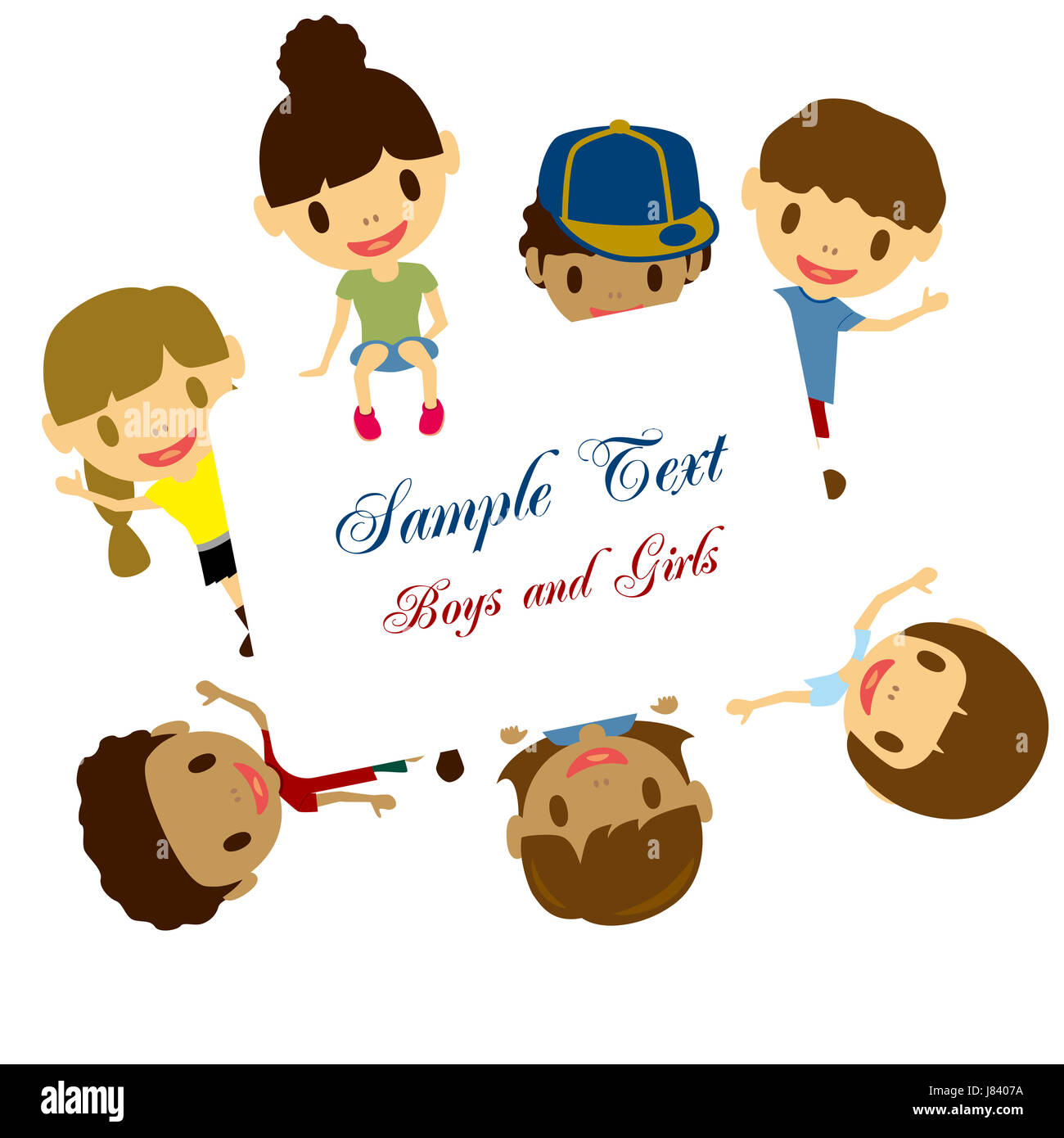 Garçon garçon jeune mâle châssis d'enthousiasme jouissance joie gag blague Banque D'Images