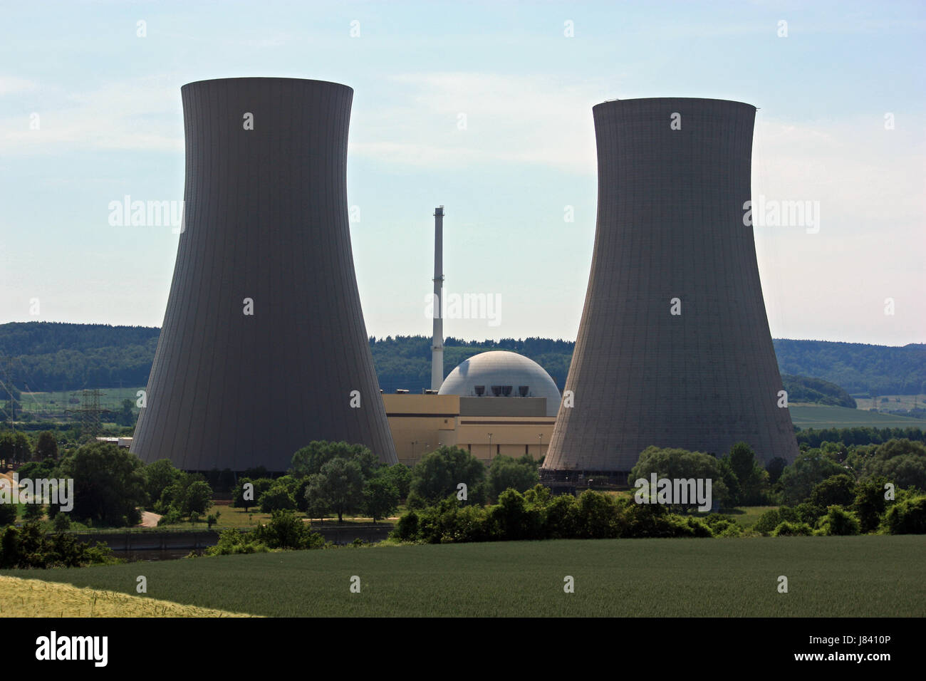 Station d'énergie nucléaire Banque D'Images