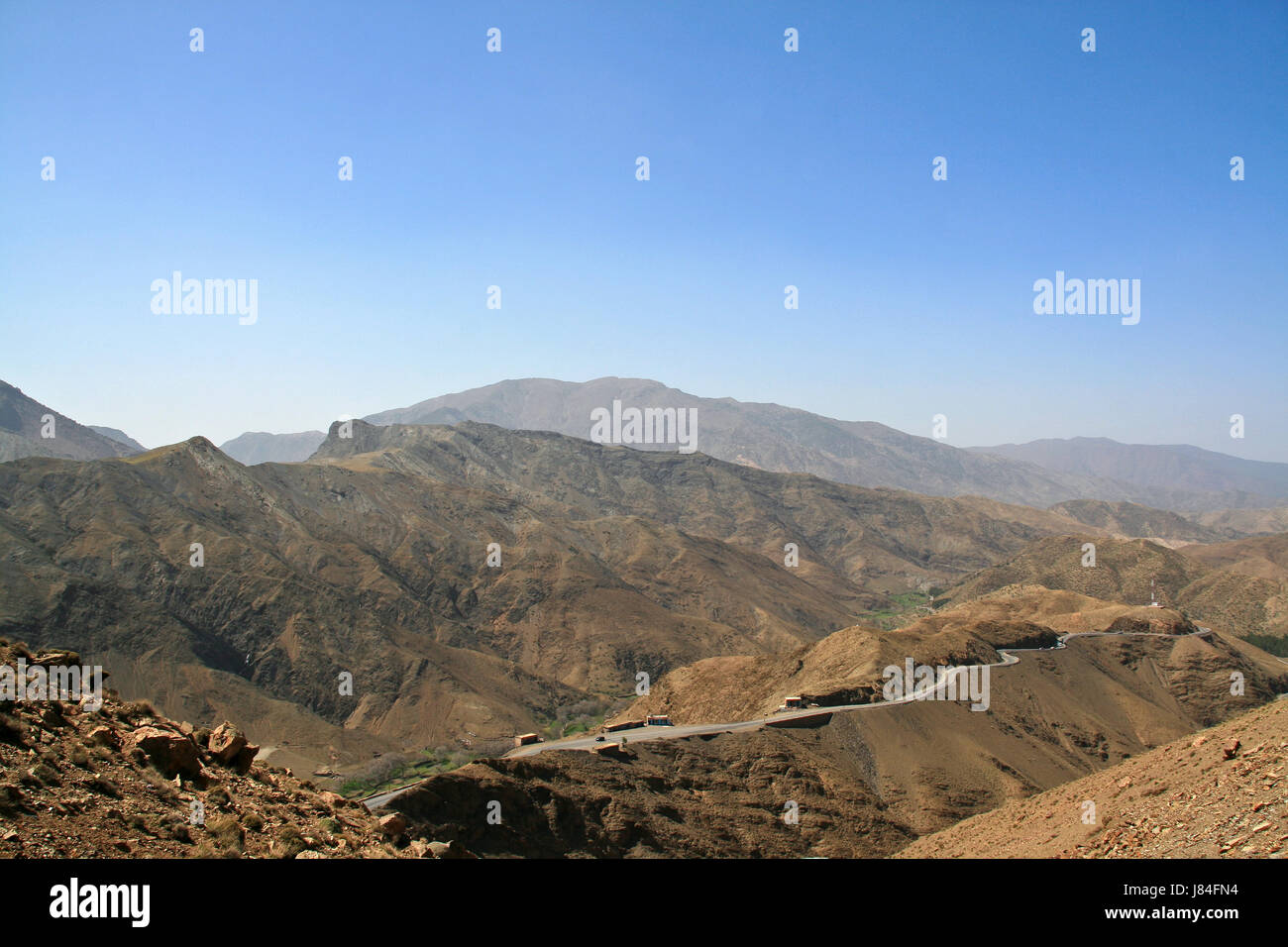 La chaîne de montagnes maroc atlas serpentine site de la carte du monde  mountain Photo Stock - Alamy