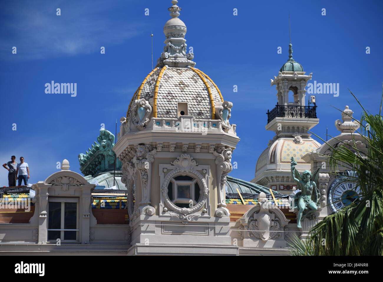 Le célèbre Casino de Monte Carlo à Monaco Banque D'Images