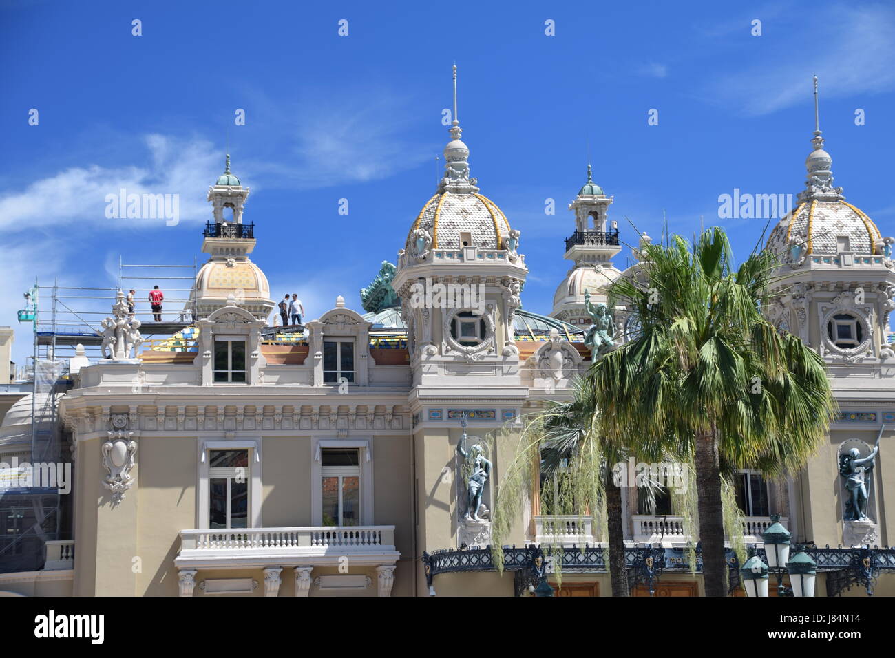 Le célèbre Casino de Monte Carlo à Monaco Banque D'Images