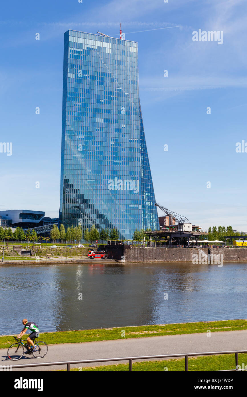 Siège de la Banque centrale européenne à Francfort, Allemagne. 16.mai 2017. Banque D'Images