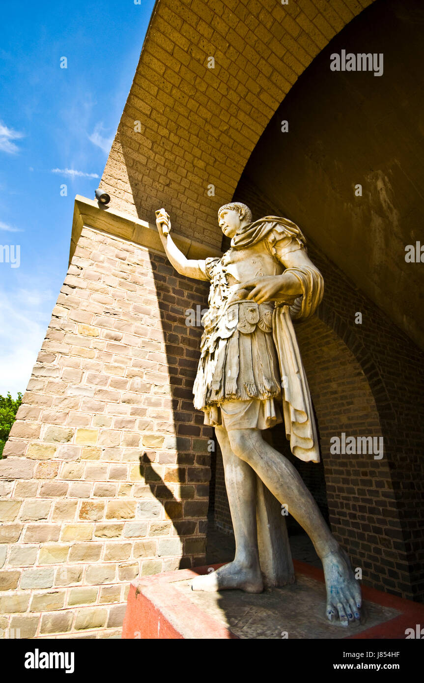 Sculpture statue Allemagne République fédérale d'empereur romain ancien roi Banque D'Images