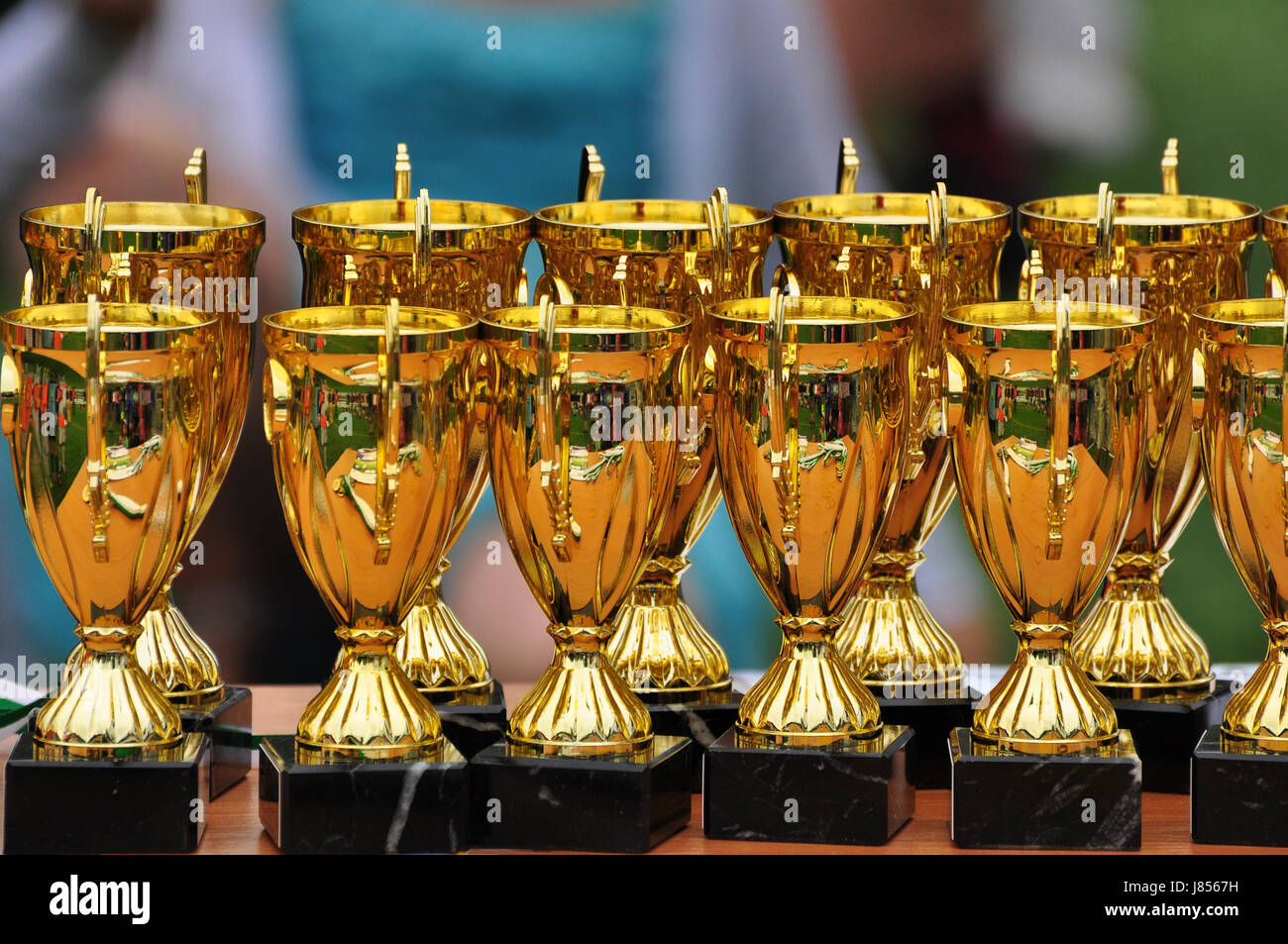 Sport sports premier prix d'or certains de réussite concours gagnant award Banque D'Images