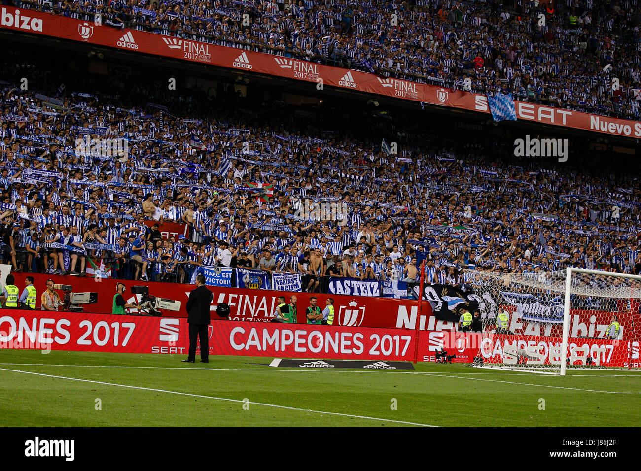 Copa del Rey entre FC Barcelone vs Deportivo Alaves au stade Vicente Calderon à Madrid, Espagne, le 27 mai 2017 . Banque D'Images