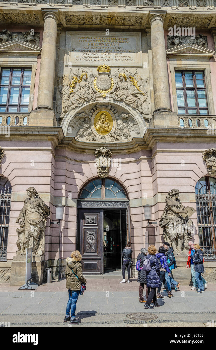 La salle d'exposition du Musée de l'histoire allemande montre des expositions temporaires où les événements clés et les aspects de l'histoire de l'Allemagne sont examinés en profondeur Banque D'Images