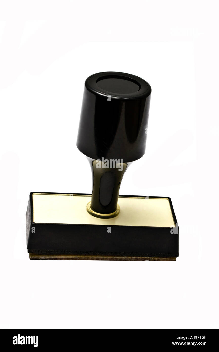 Rubber Stamp, stamp, bureau, secrétaire, d'un outil, d'objets, macro, close-up, macro Banque D'Images