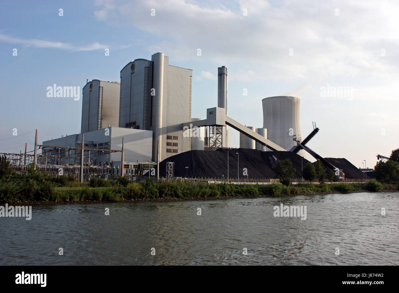 Power Station, coal power station, génération de l'électricité, l'énergie nucléaire Banque D'Images