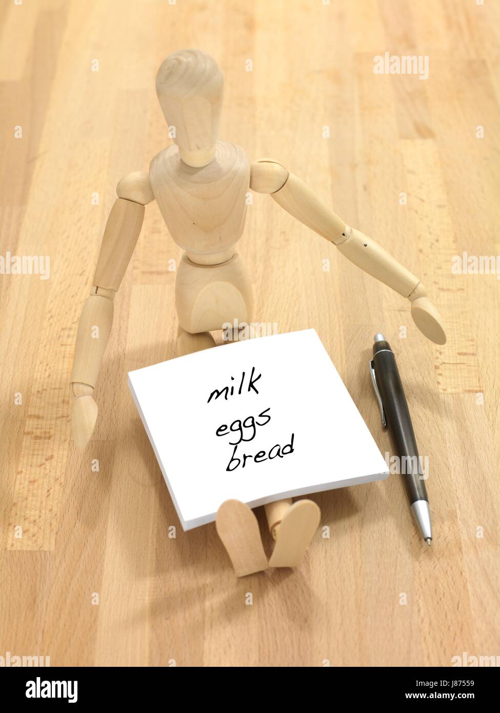 Perdre, perdre, perdre, outil, l'objet, de la santé, mode de vie, Femme, bois, noir, Banque D'Images