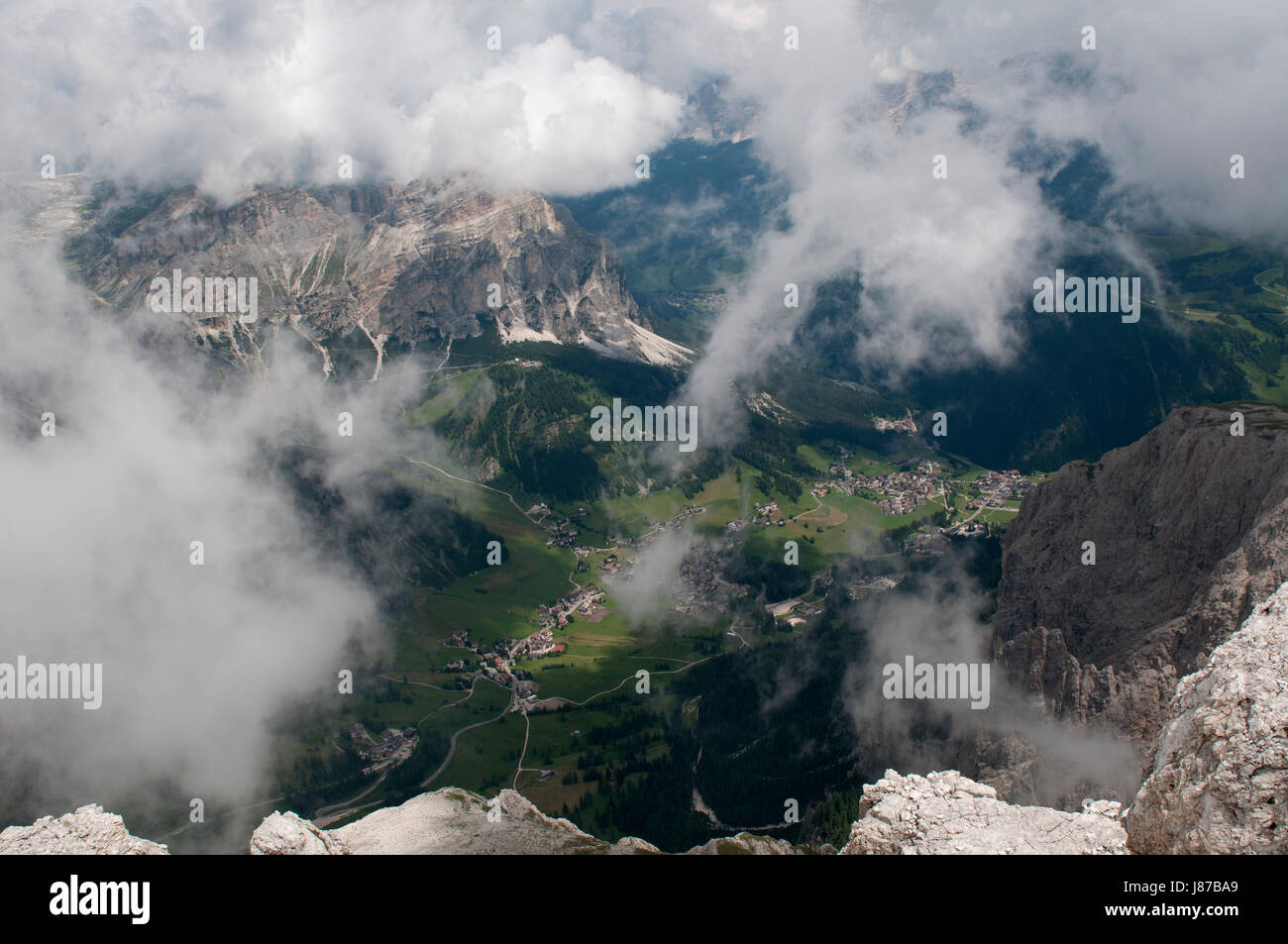 Montagnes, dolomites, randonnée pédestre, randonnée, randonnée, le Tyrol du sud, randonnée, migrer, Banque D'Images