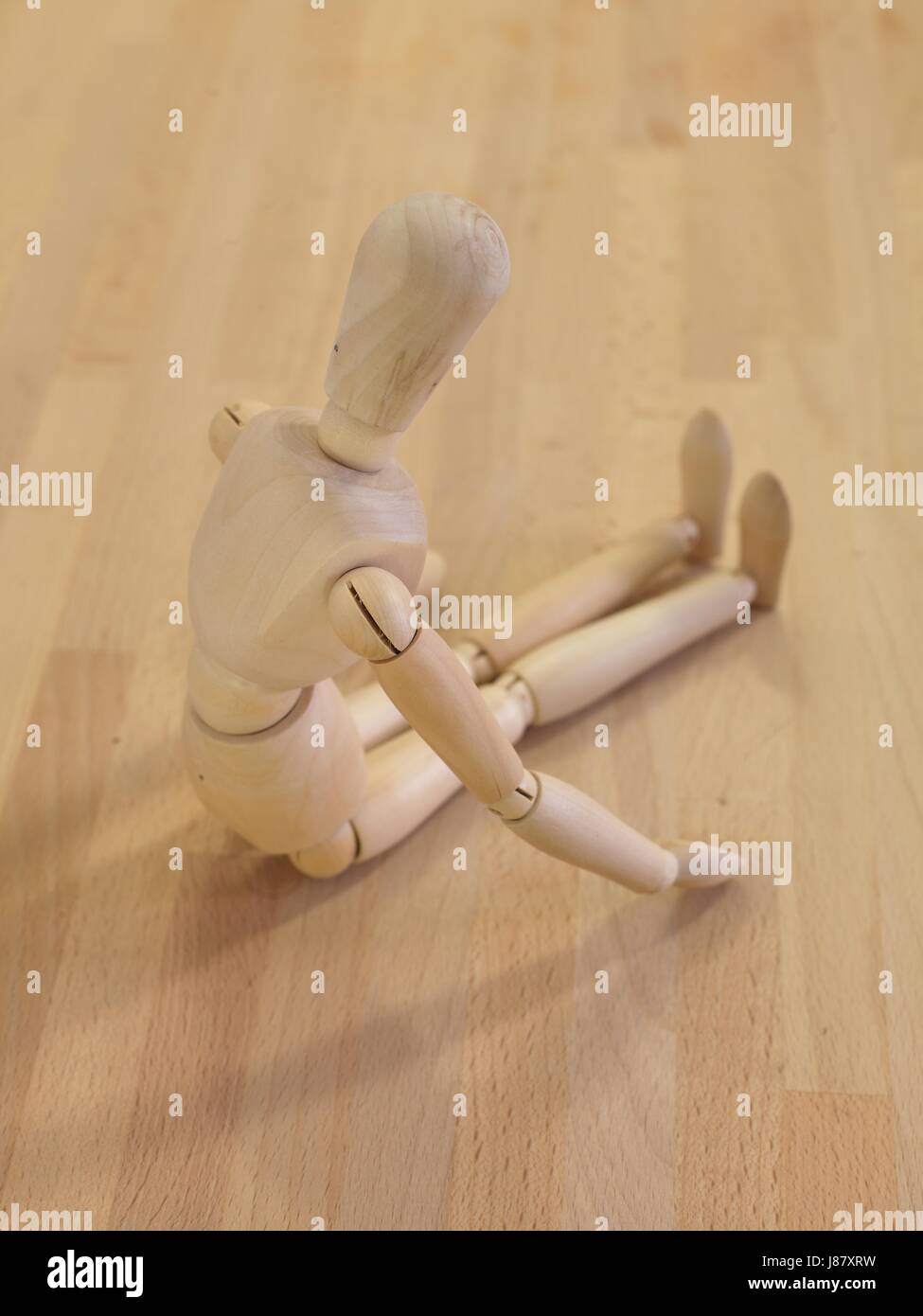 Perdre, perdre, perdre, outil, l'objet, de la santé, mode de vie, Femme, bois, noir, Banque D'Images