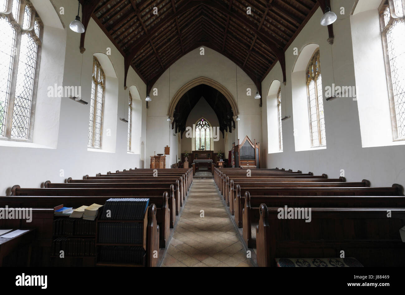 L'église paroissiale à Stiffkey dans North Norfolk, St Jean le Baptiste. Banque D'Images